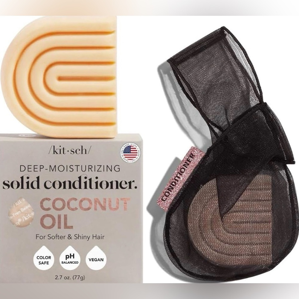 Kitsch Coconut Oil Solid Conditioner - Cream